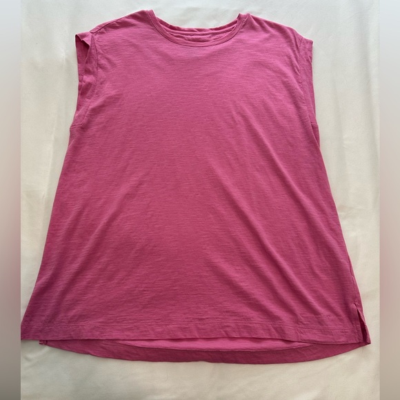 Studio Park x Kerstin Lindquist Isabella Crew Neck Tee, Pink Rose, Sz Small - Picture 1 of 6